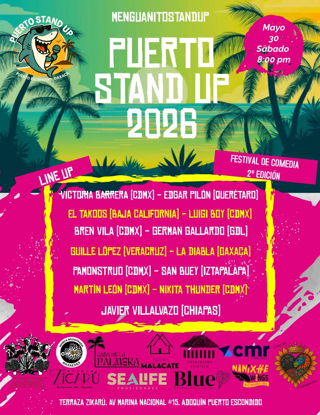 Puerto Stand Up 2026 - 2nd Edition Comedy Festival