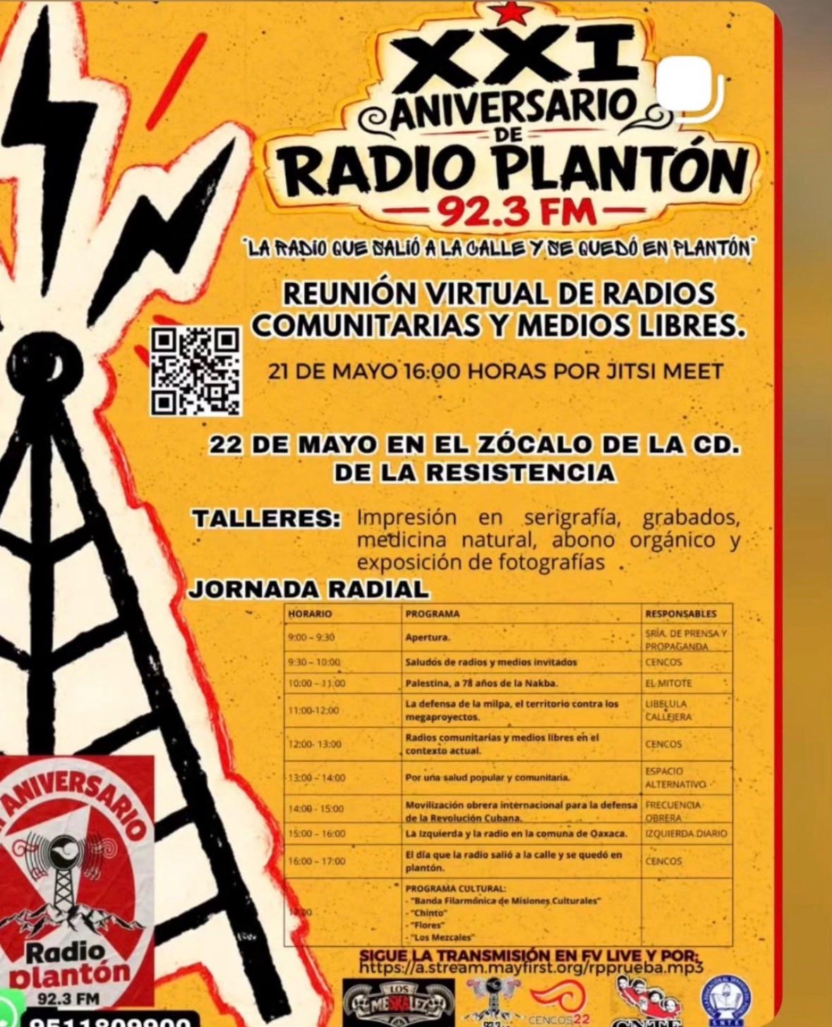 XXI Aniversario de Radio Plantón 92.3 FM