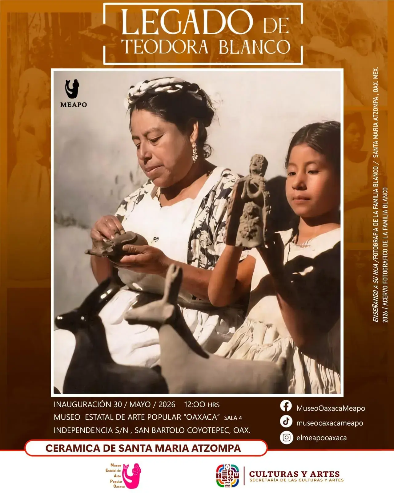 Flyer del evento: Legado de Teodora Blanco