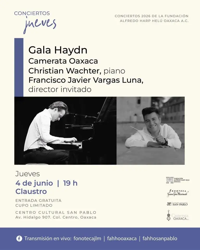 Flyer del evento: Conciertos Jueves: Gala Haydn