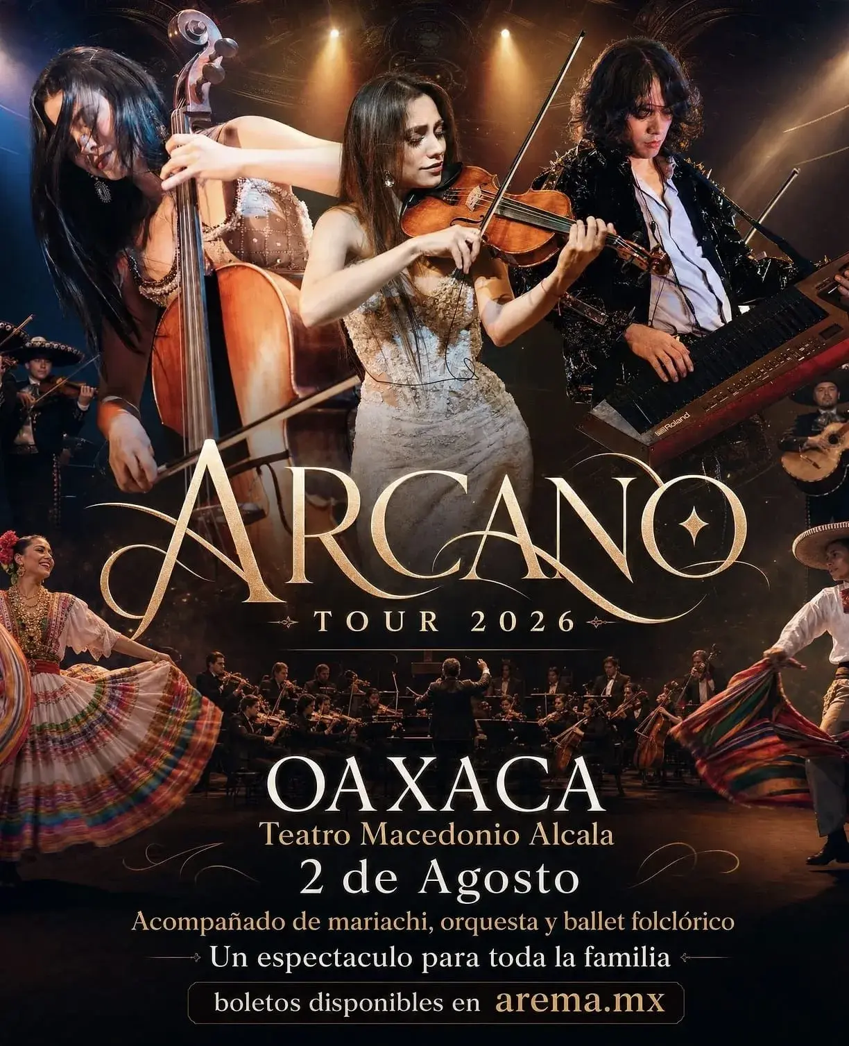 Flyer del evento: ARCANO TOUR 2026