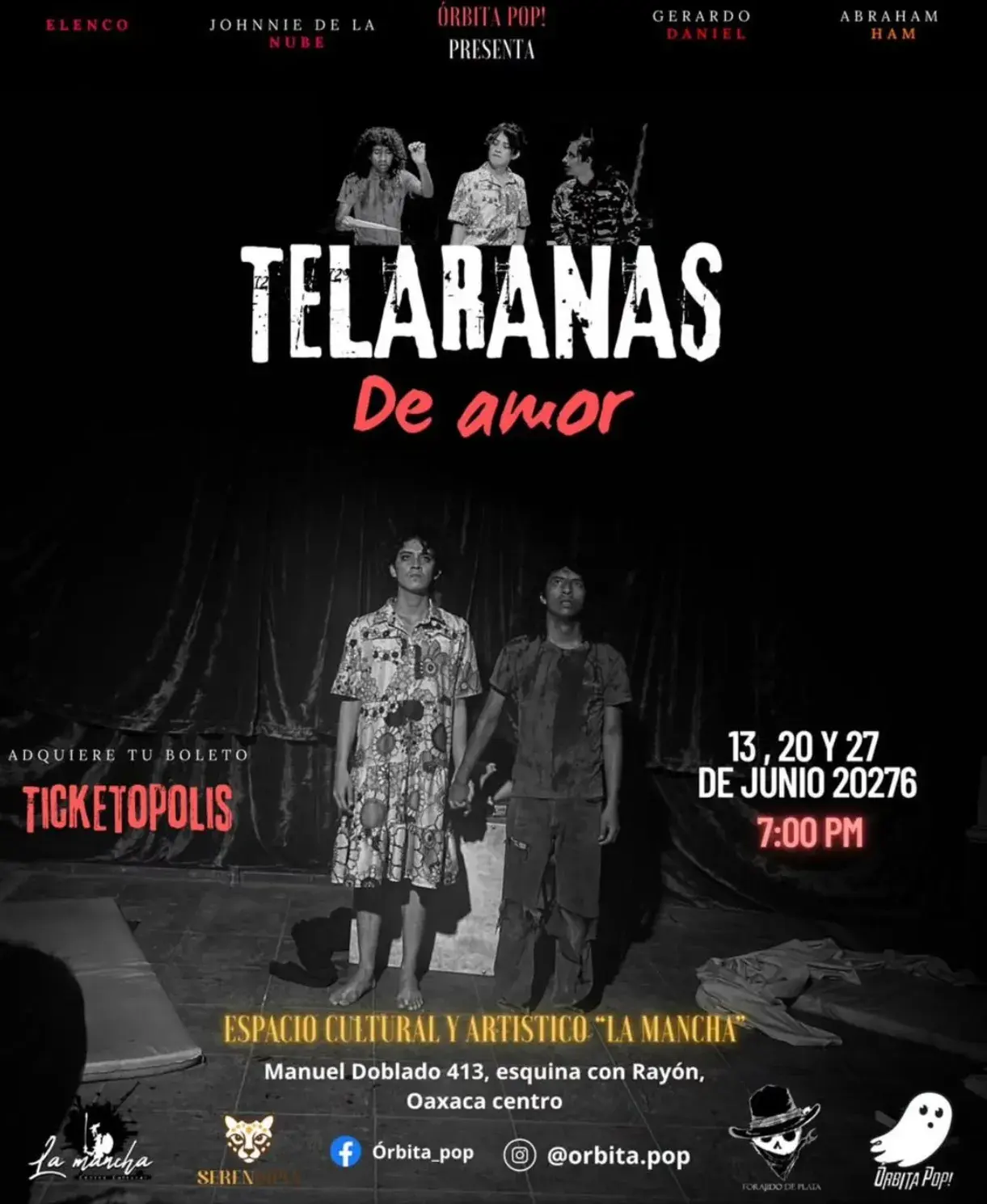 Flyer del evento: Telarañas de amor