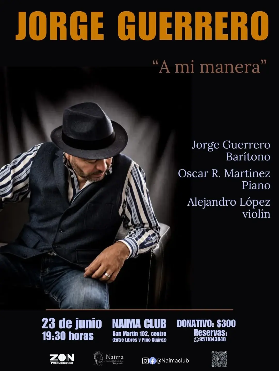 Flyer del evento: Jorge Guerrero - 'My Way'