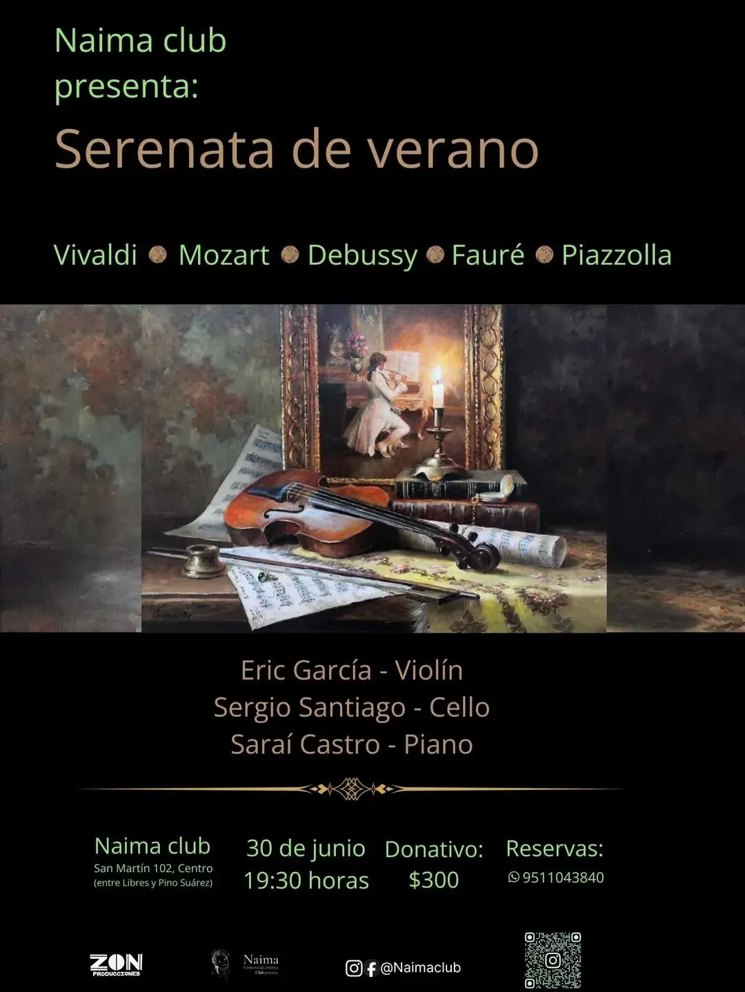 Flyer del evento: Summer Serenade