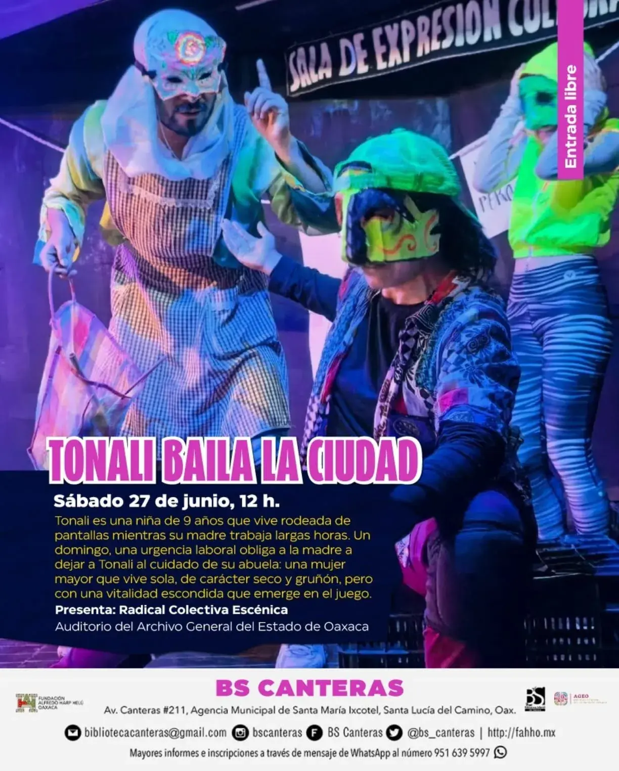 Flyer del evento: Tonali Baila la Ciudad