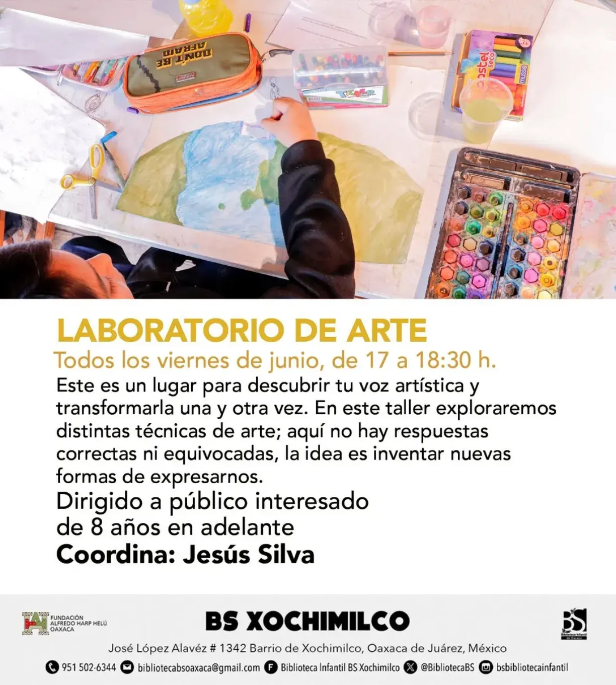 Flyer del evento: Laboratorio de Arte