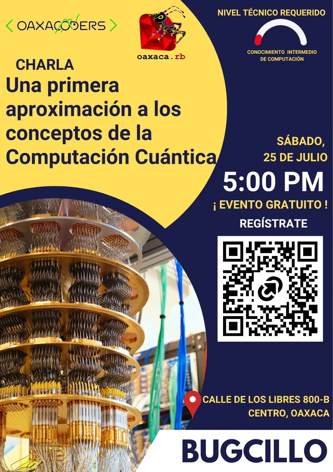 CHARLA Una primera aproximación a los conceptos de la Computación Cuántica