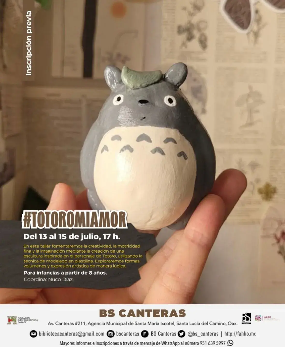 Flyer del evento: #TOTOROMIAMOR