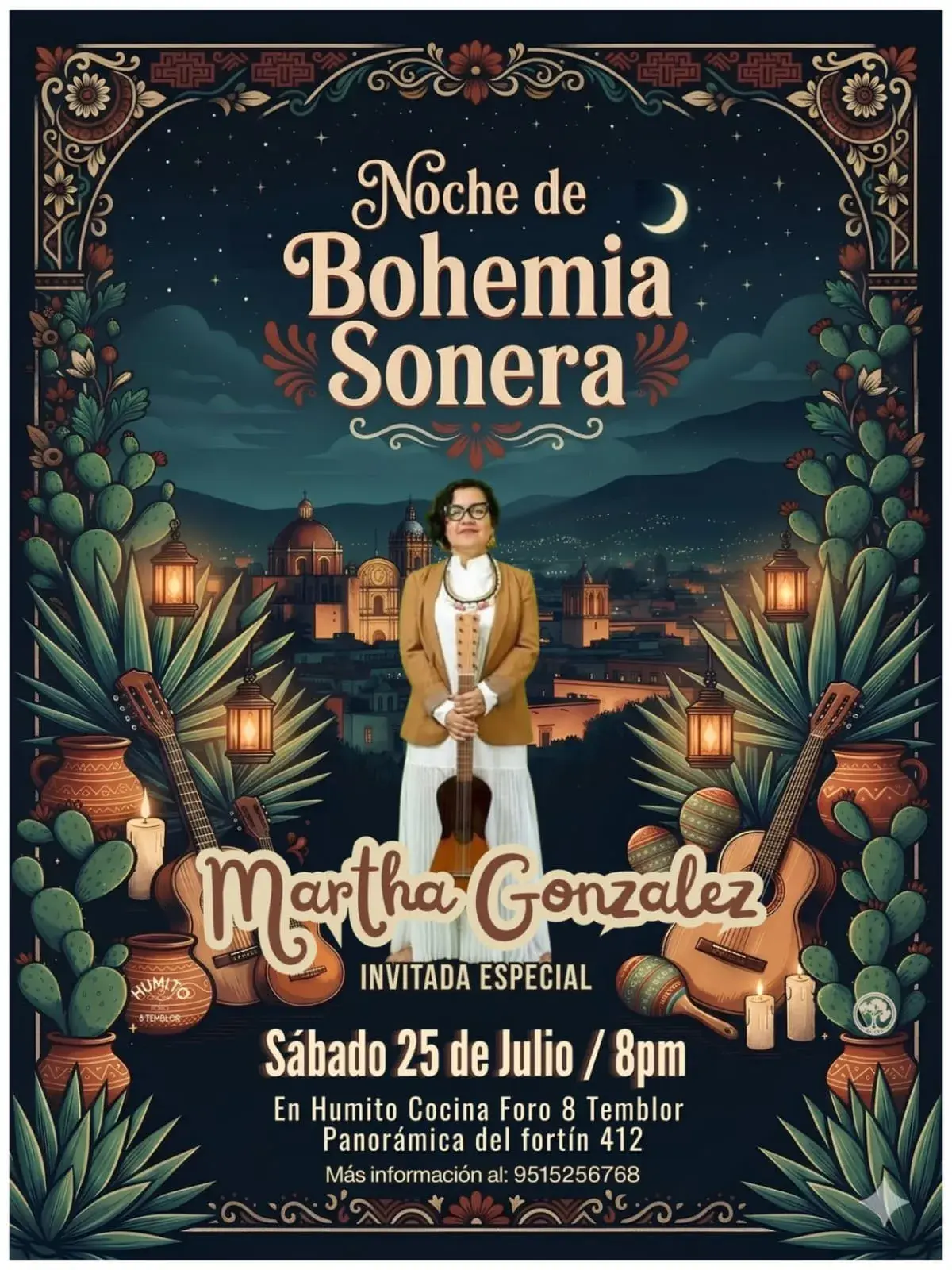 Flyer del evento: Noche de Bohemia Sonera