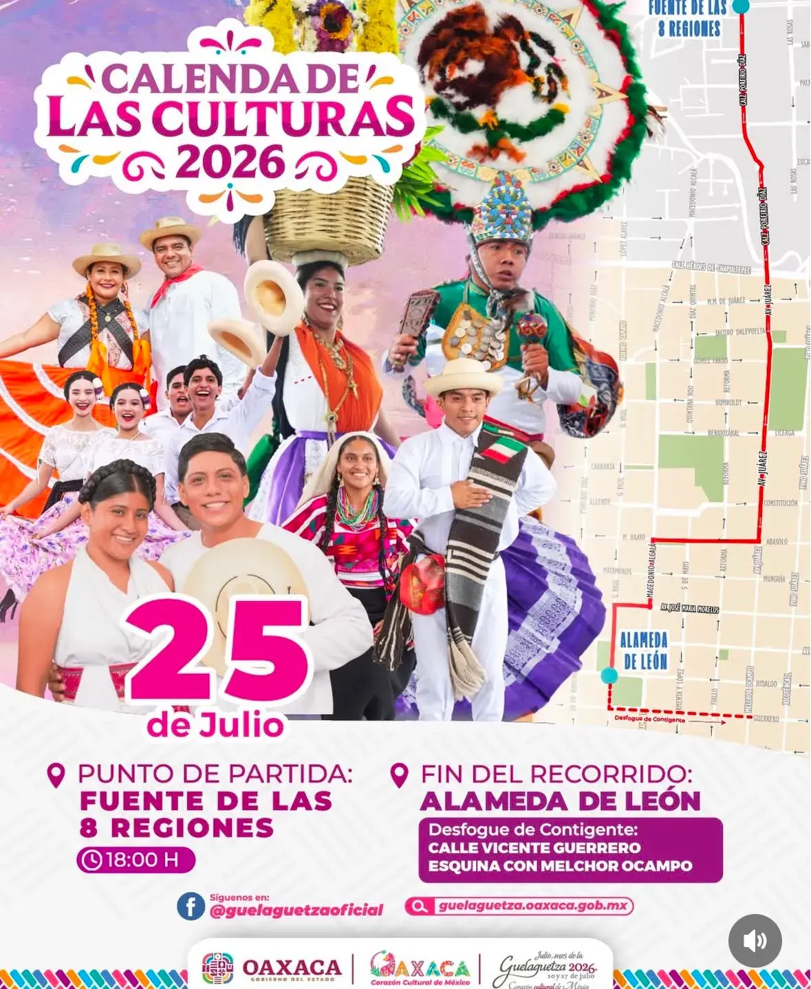 Flyer del evento: Calenda de las Culturas 2026