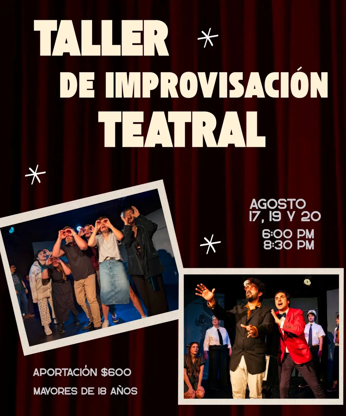 TALLER DE IMPROVISACIÓN TEATRAL