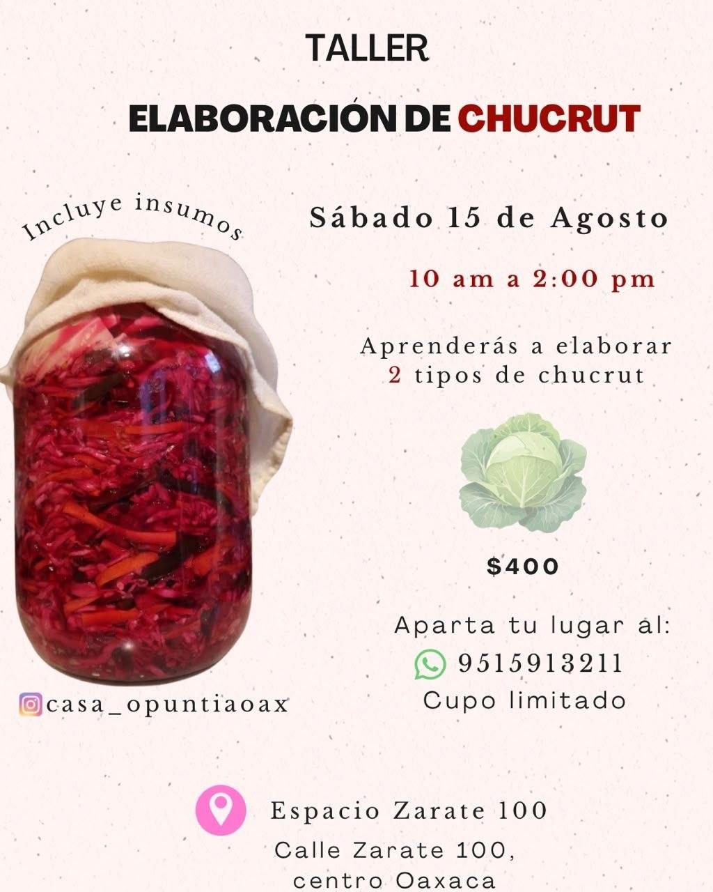 Taller de elaboración de chucrut 