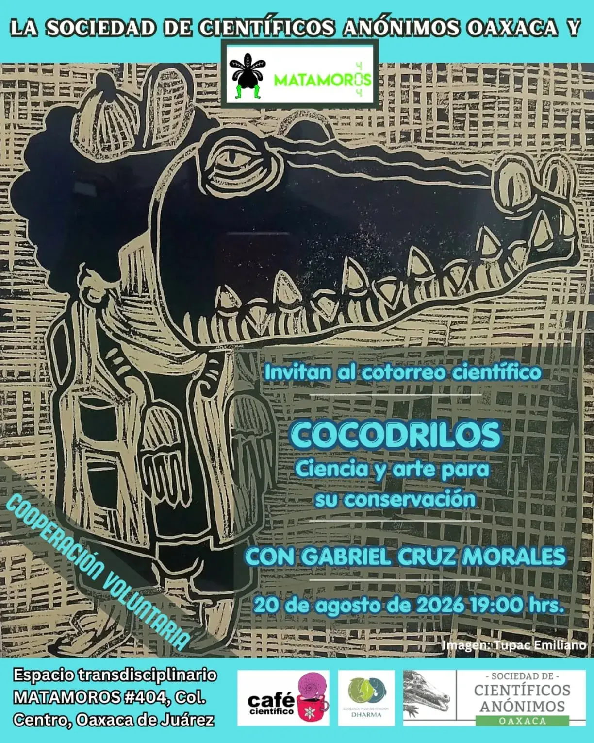 Cocodrilos: Ciencia y arte para su conservación