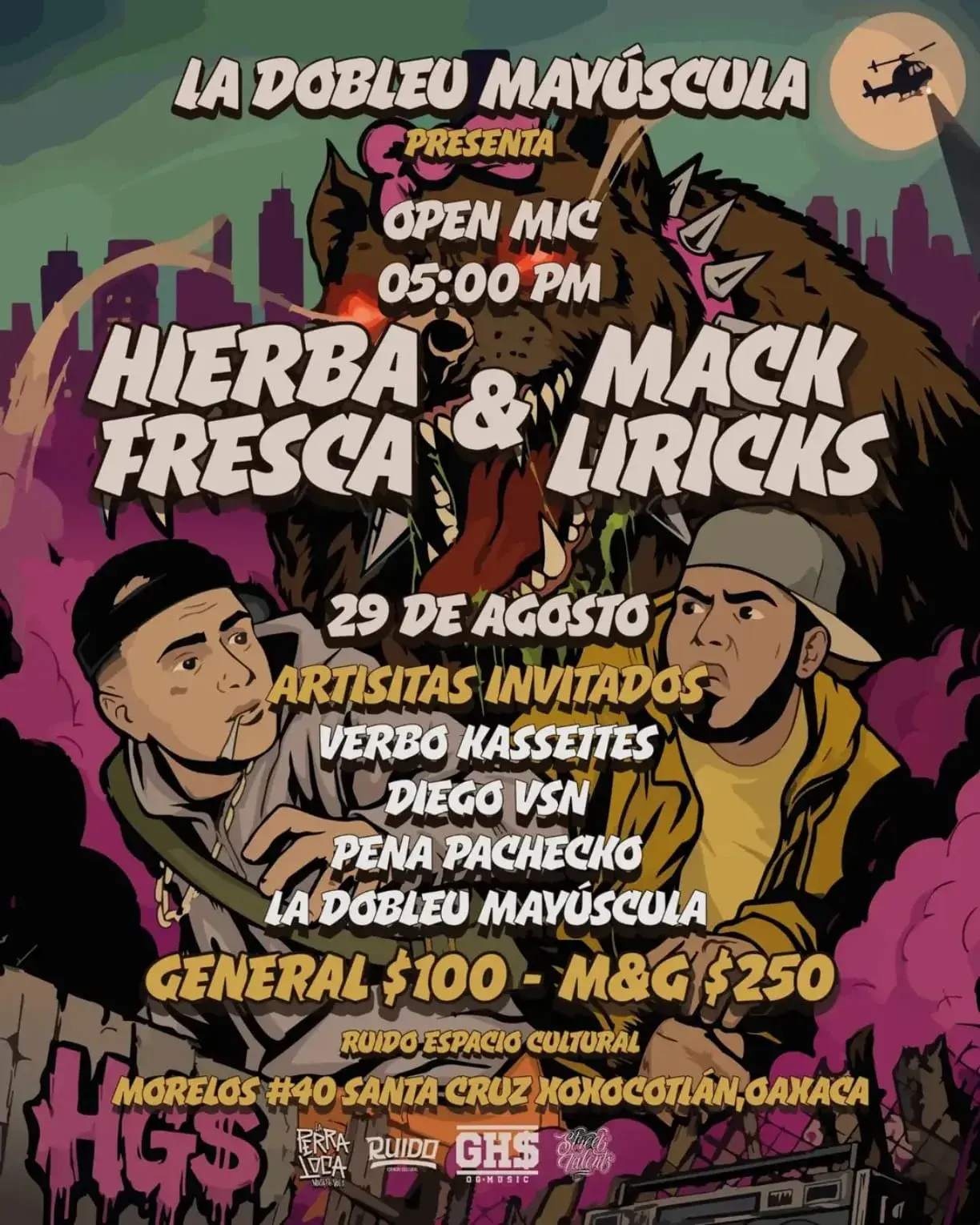 Open Mic con Hierba Fresca & Mack Liricks