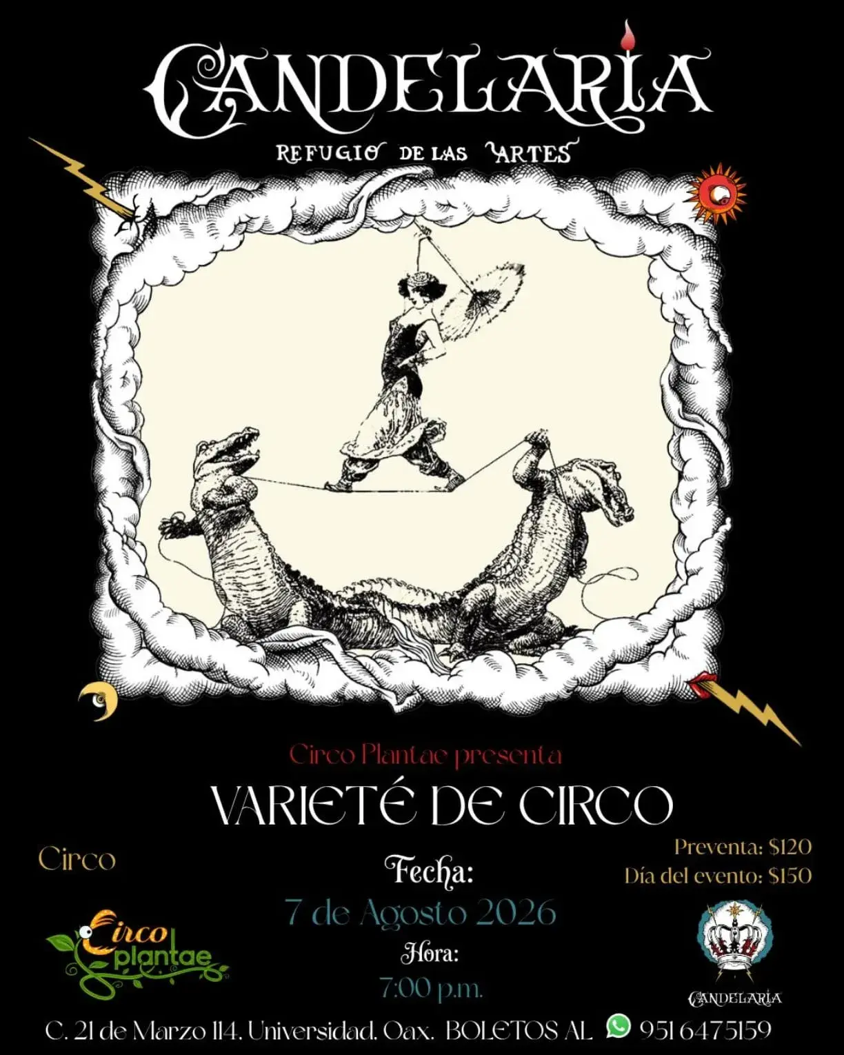 Flyer del evento: Varieté de Circo