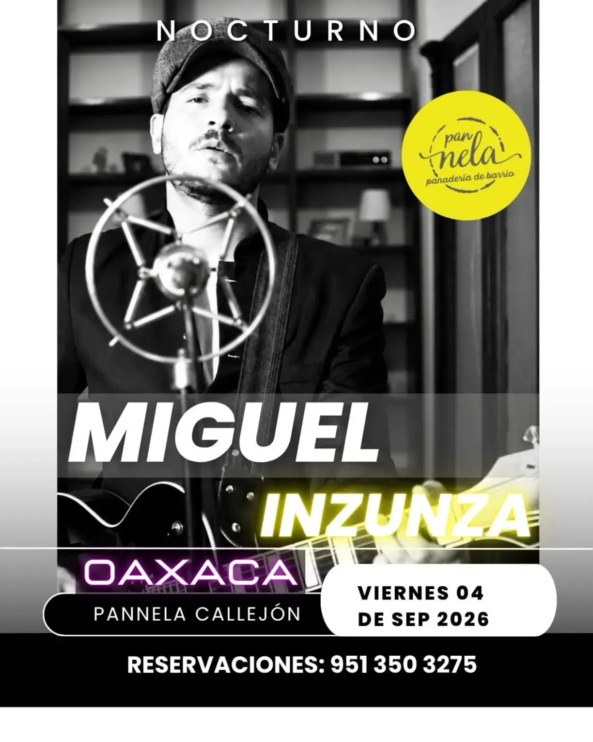 Nocturno: Miguel Inzunza en Oaxaca