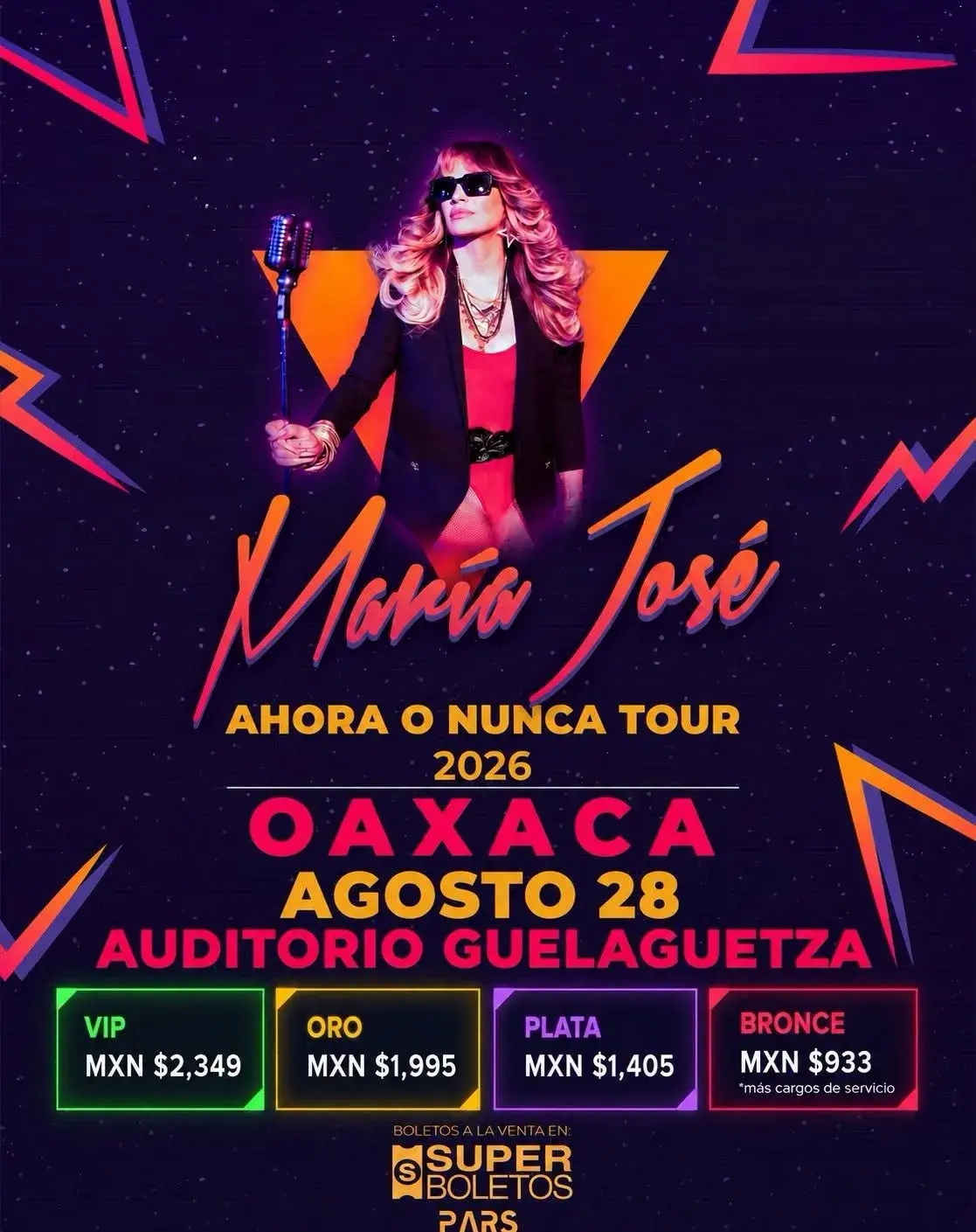 María José Ahora o Nunca Tour