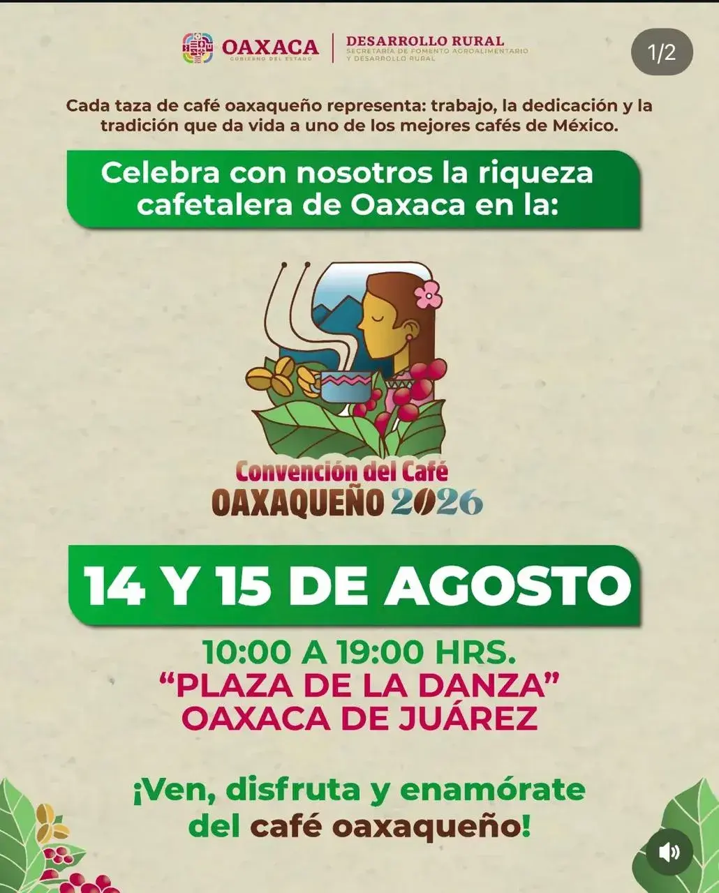 Convención del Café Oaxaqueño 2026