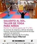 Saludito al Sol. Taller de Yoga para Niños
