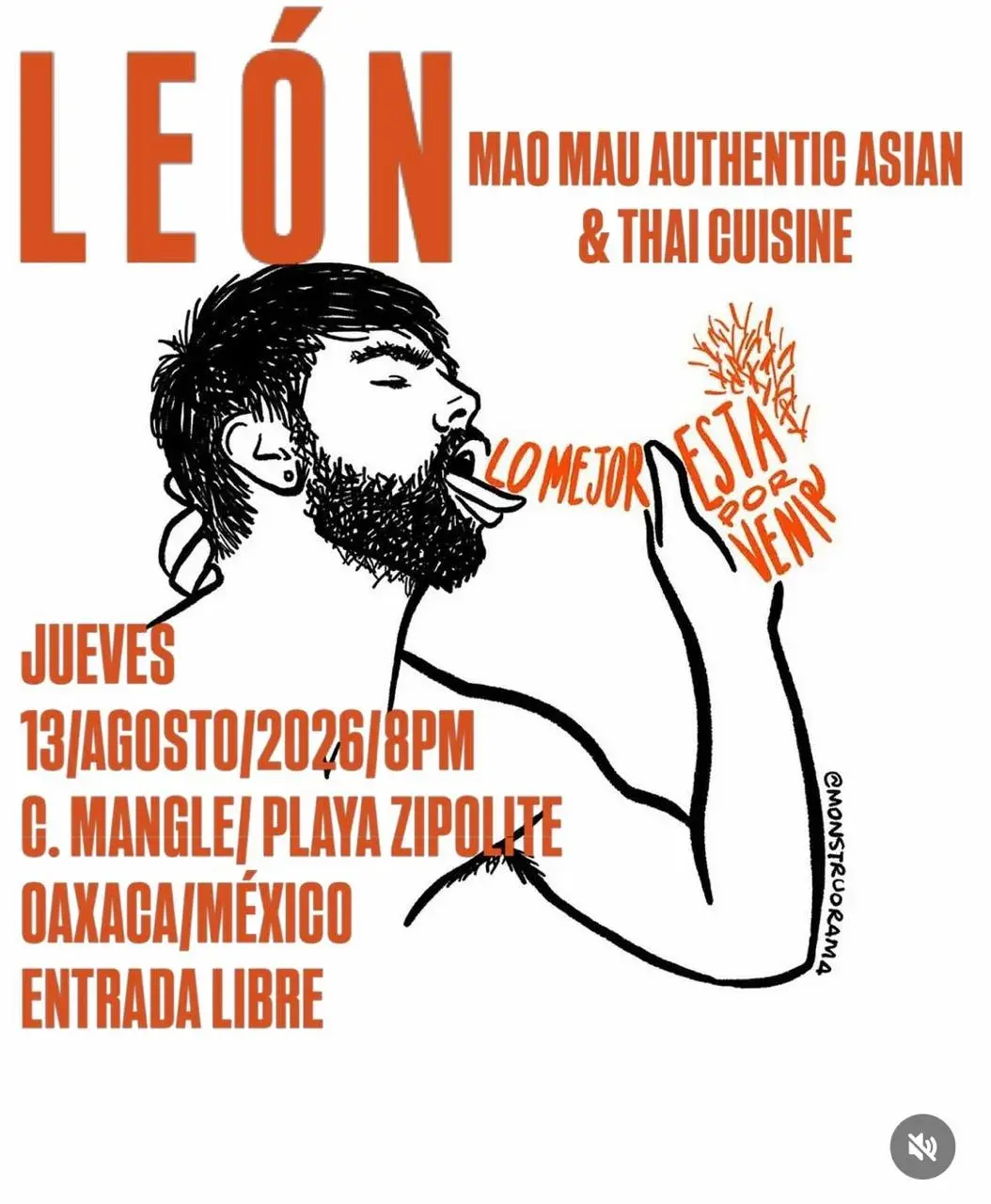 Flyer del evento: LEÓN