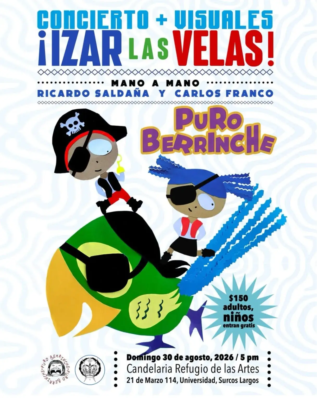 Concierto + Visuales ¡Izar las velas!