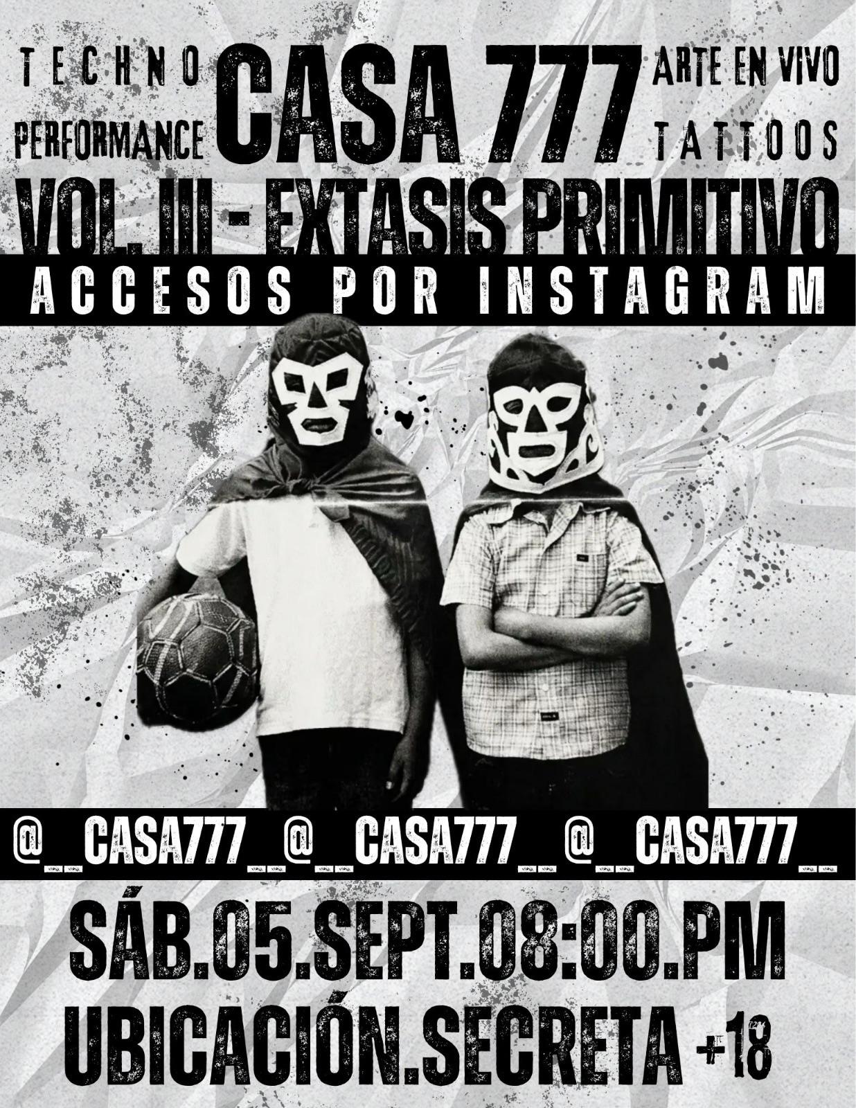 CASA 777 VOL. III - EXTASIS PRIMITIVO