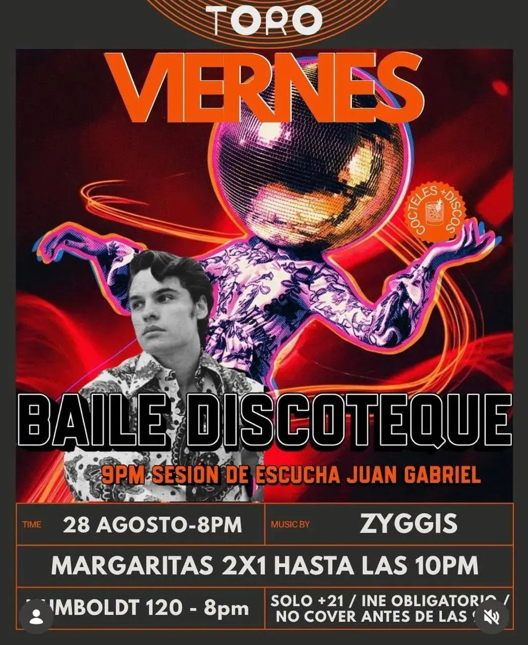 Viernes Baile Discoteca