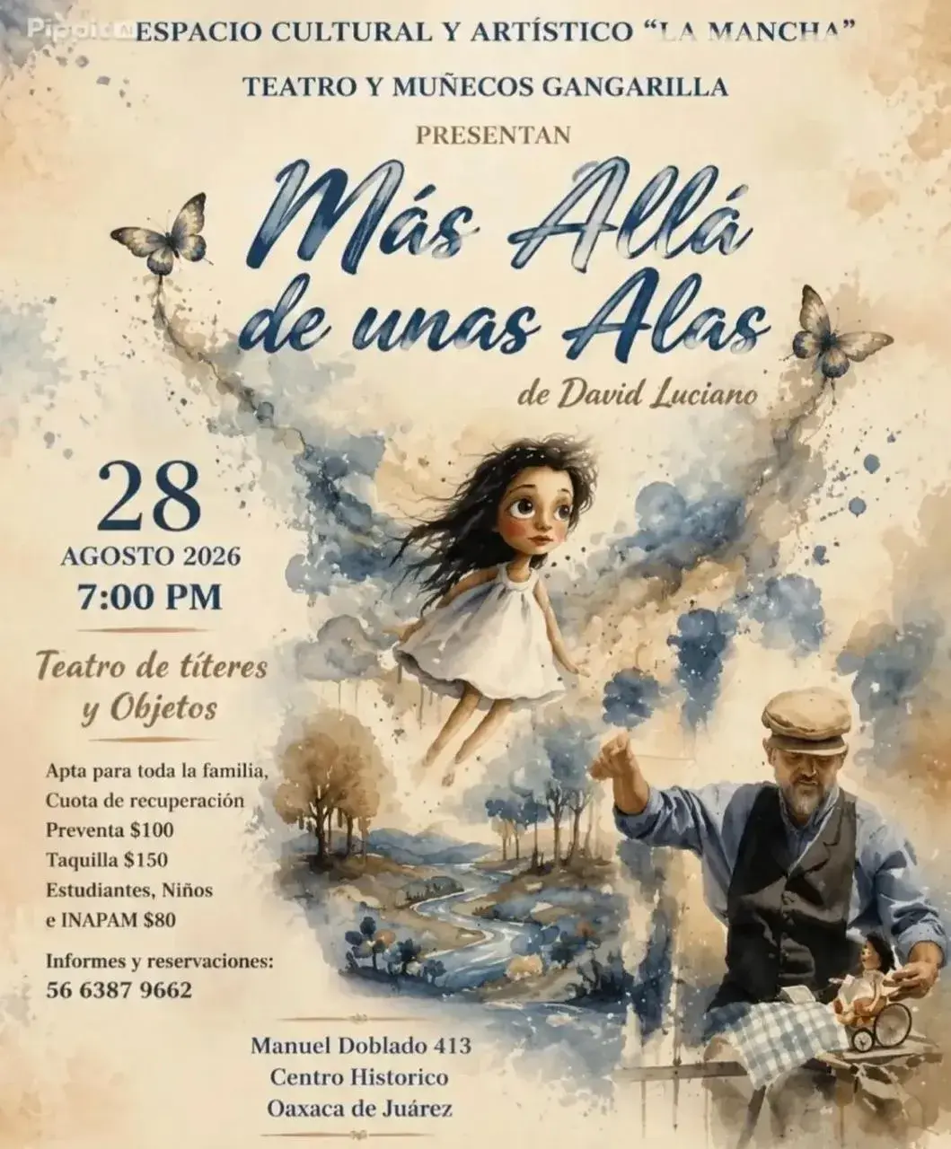 Flyer del evento: Más Allá de unas Alas