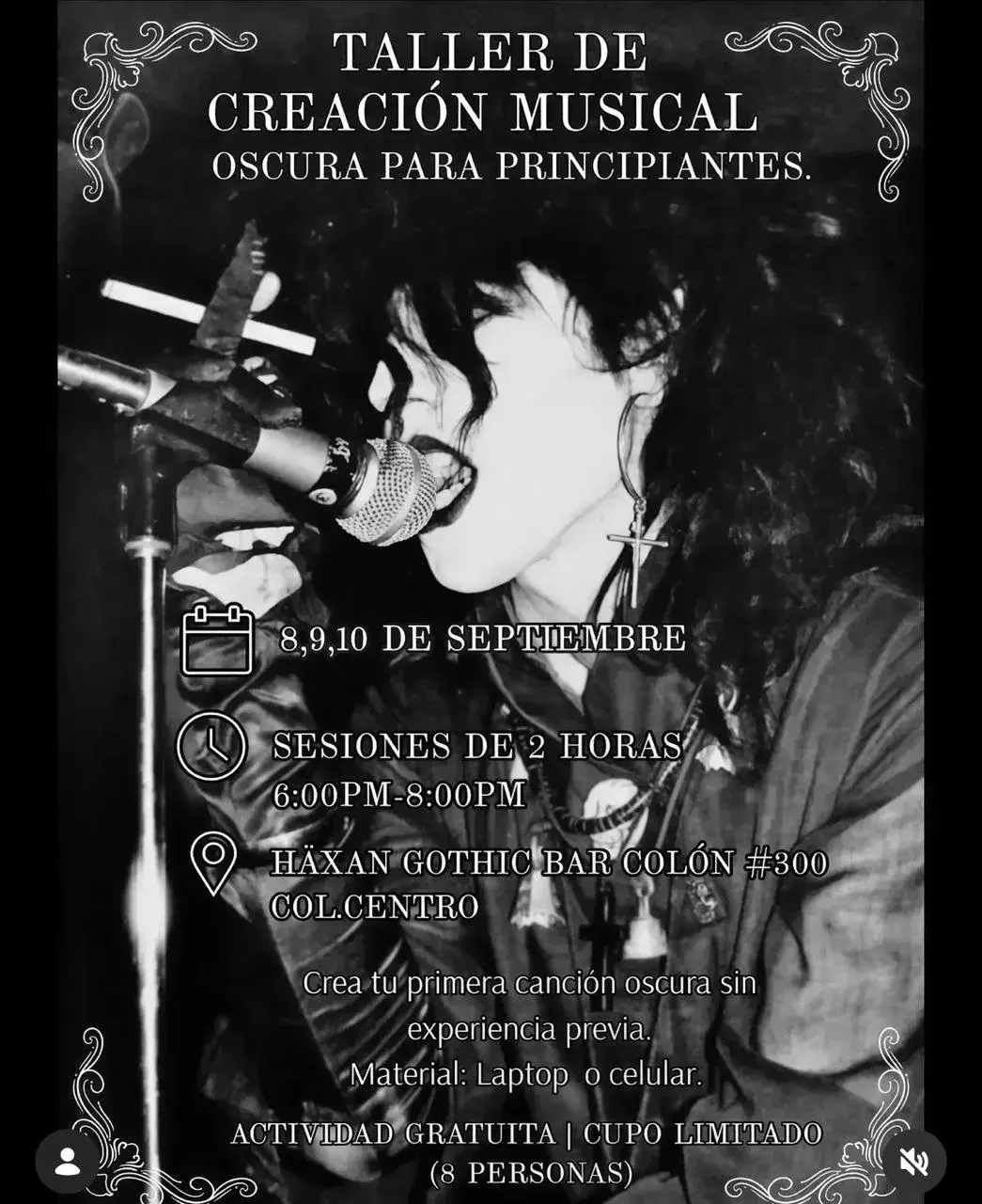 Taller de Creación Musical Oscura para Principiantes