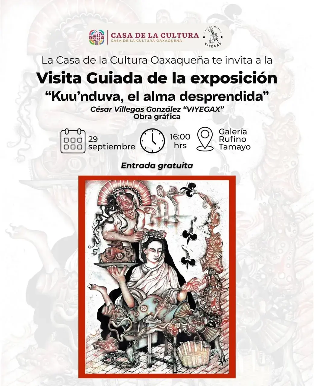 Visita Guiada de la exposición "Kuu'nduva, el alma desprendida"