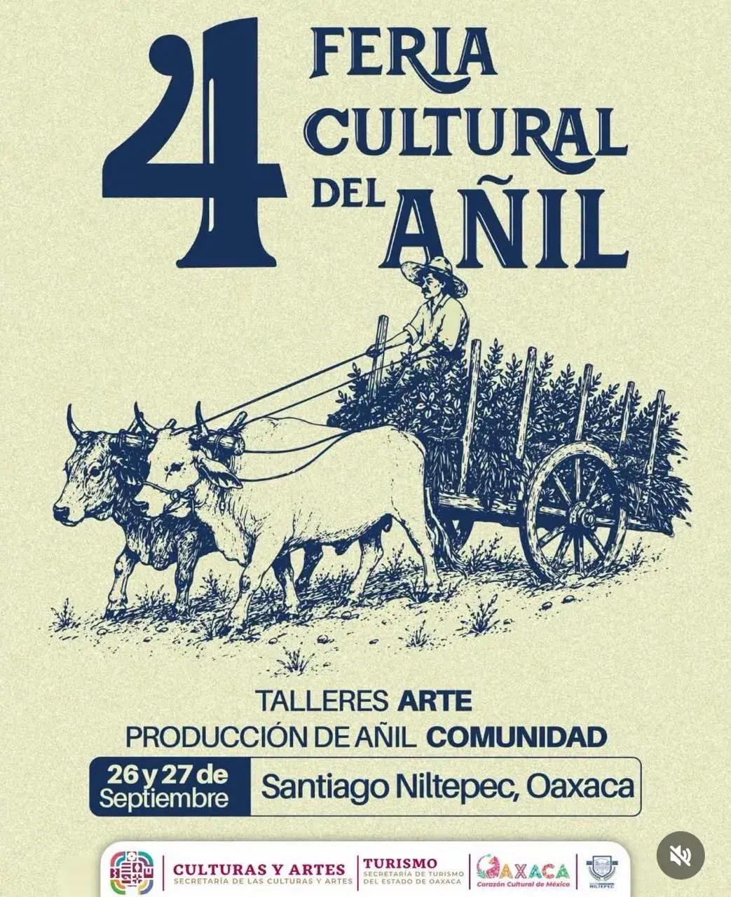 Flyer del evento: 4ª Feria Cultural del Añil