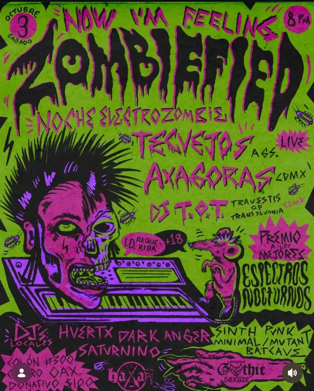 Now I'm Feeling Zombiefied - Noche ElectroZombie