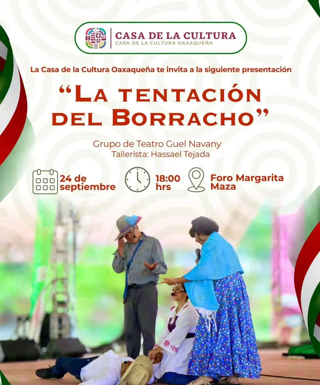 Flyer del evento: La Tentación del Borracho
