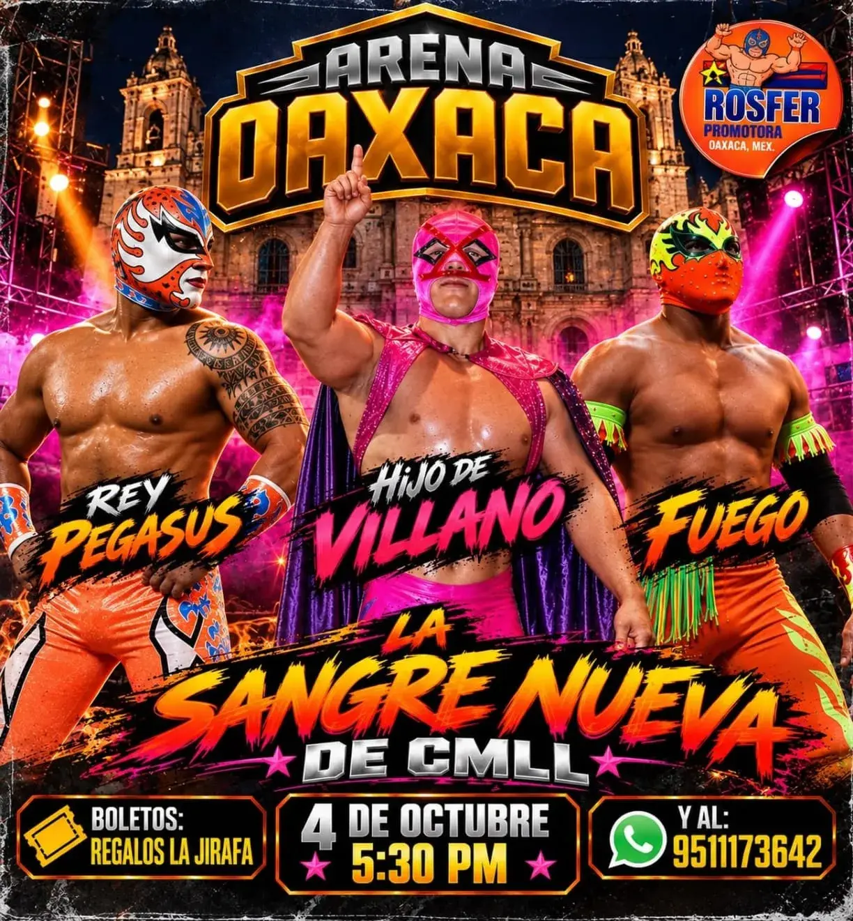 Arena Oaxaca - La Sangre Nueva de CMLL