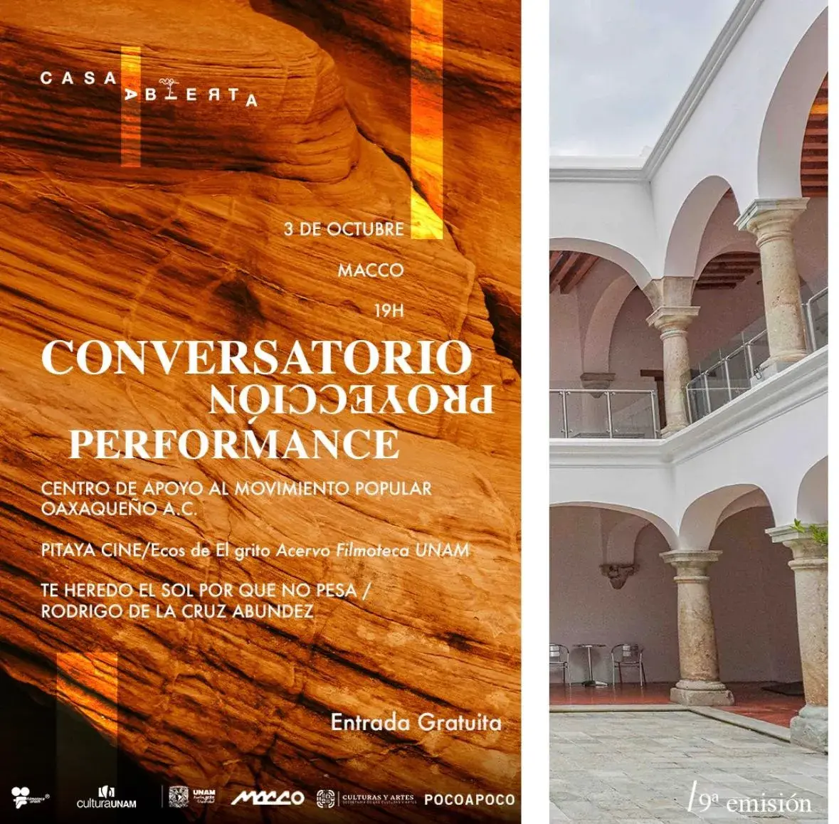 Conversatorio, Proyección y Performance