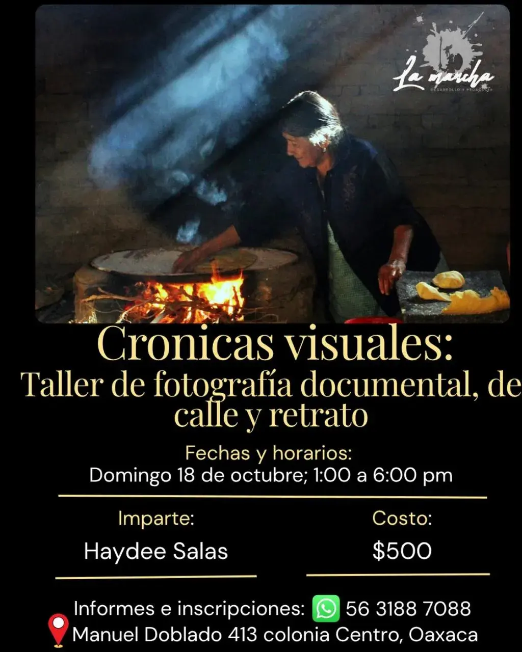 Cronicas visuales: Taller de fotografía documental, de calle y retrato