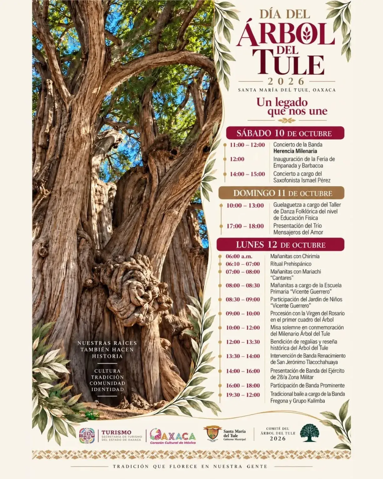 Flyer del evento: Día del Árbol del Tule