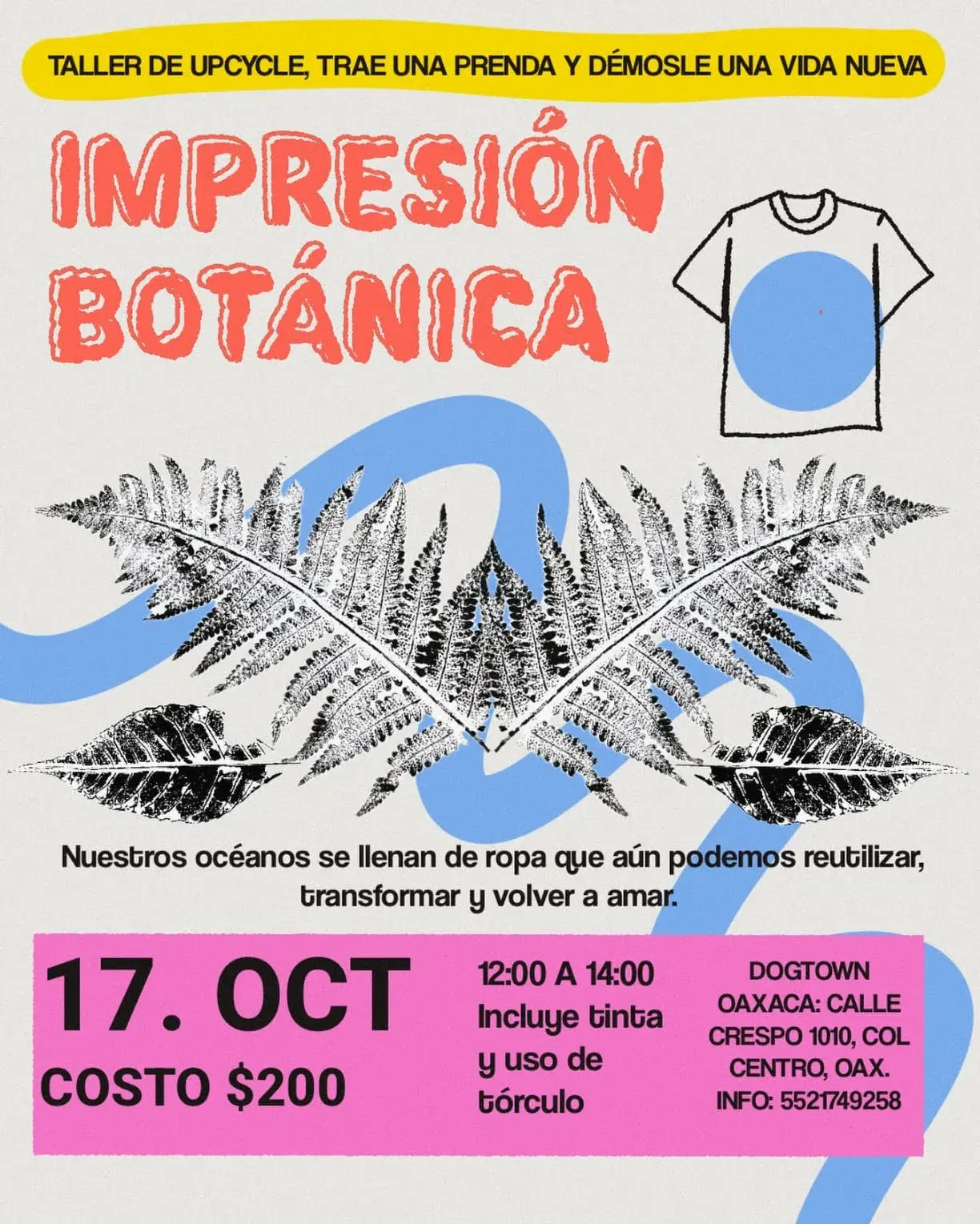Flyer del evento: Impresión Botánica