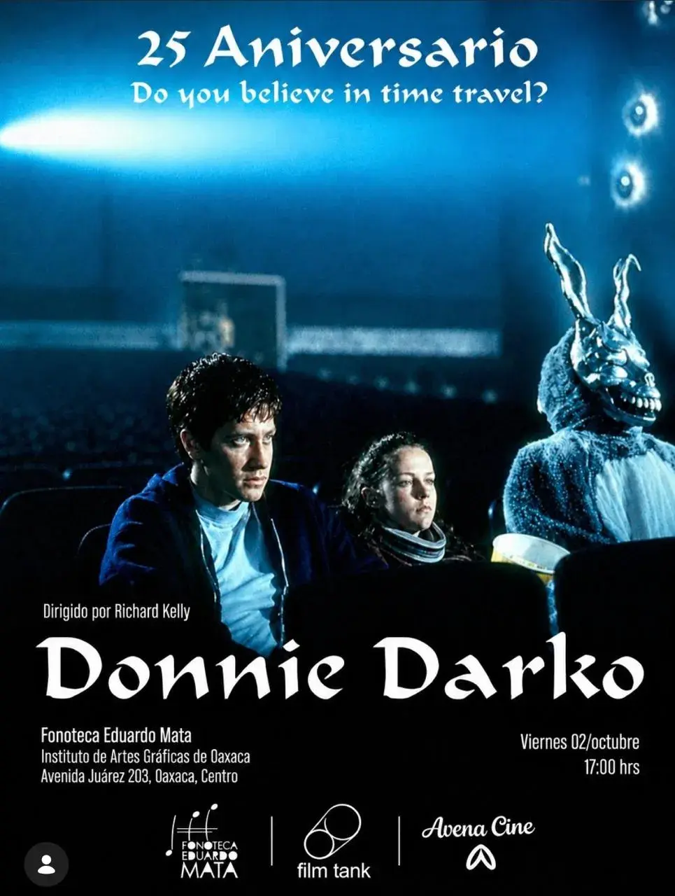 Flyer del evento: 25 Aniversario Donnie Darko