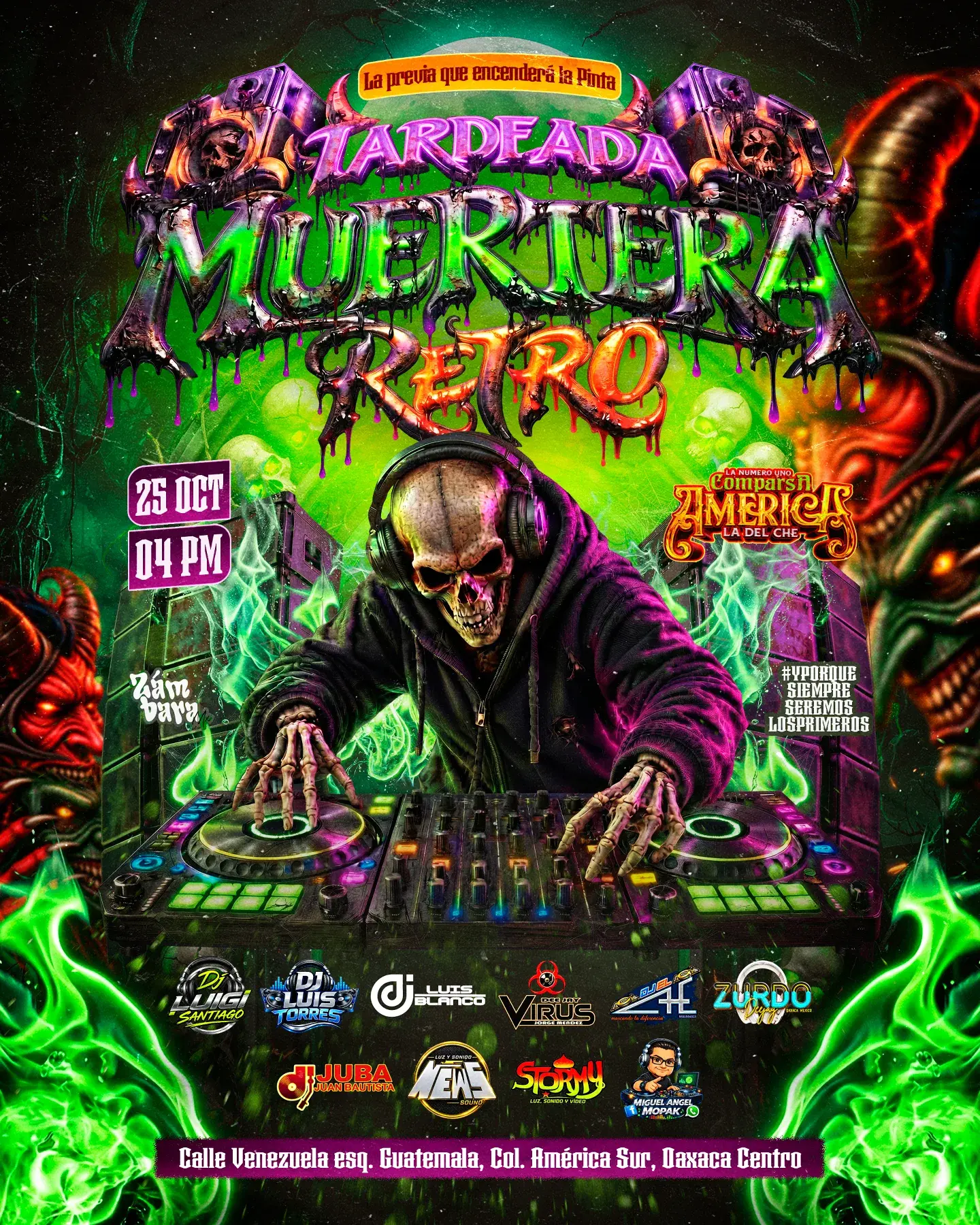 Tardeada Muertera Retro