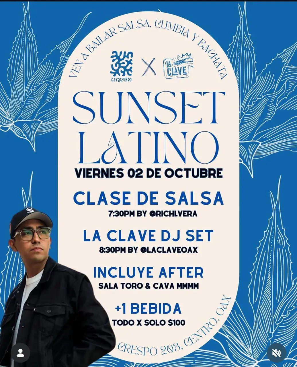 Flyer del evento: Sunset Latino
