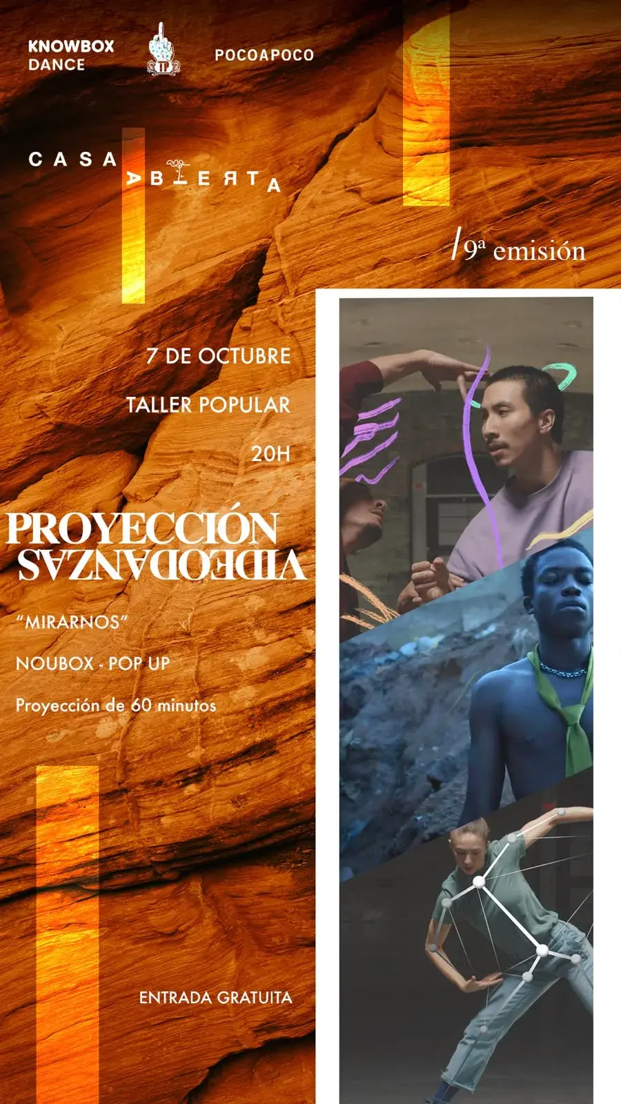 Proyección Video Danza 'MIRARNOS' | Casa Abierta 9a Emisión