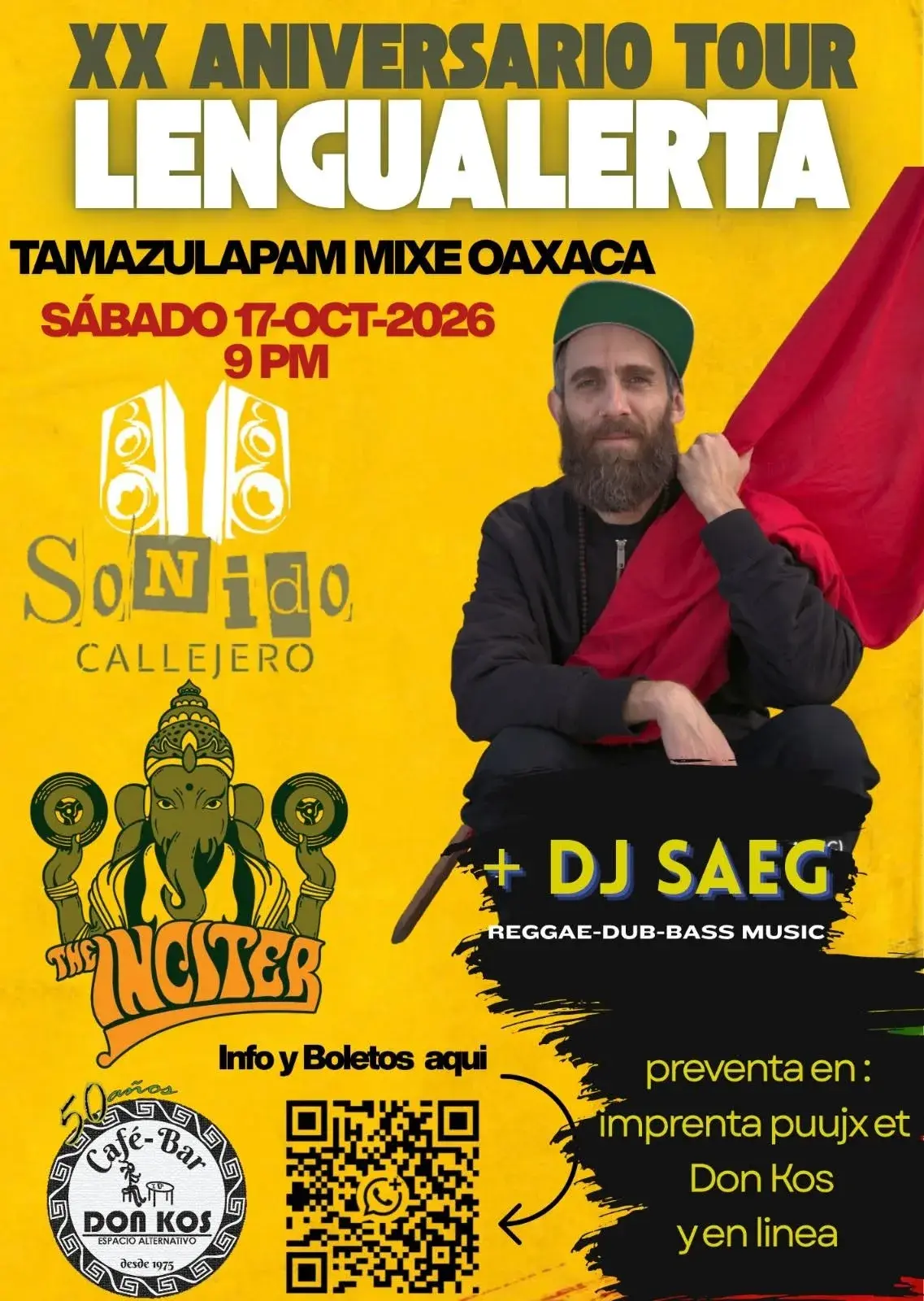 XX ANIVERSARIO TOUR LENGUALERTA 