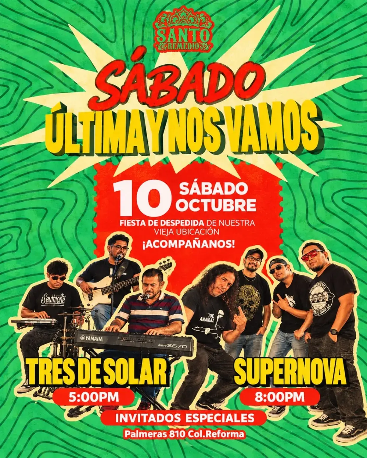 Flyer del evento: SÁBADO ULTIMA Y NOS VAMOS