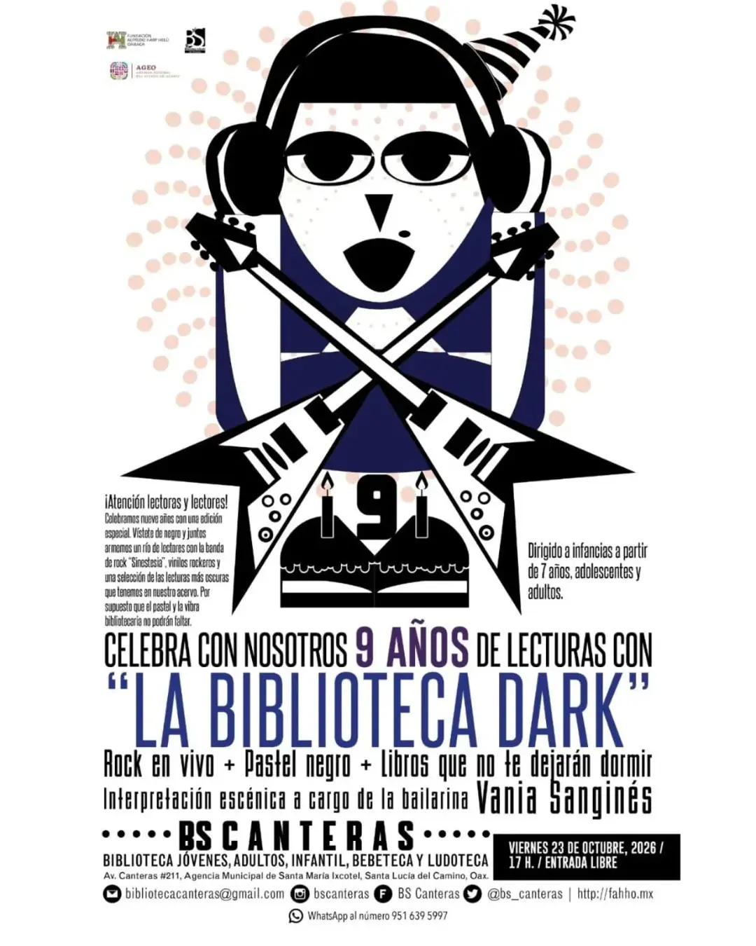 Celebrate 9 Years of Readings with 'The Dark Library'