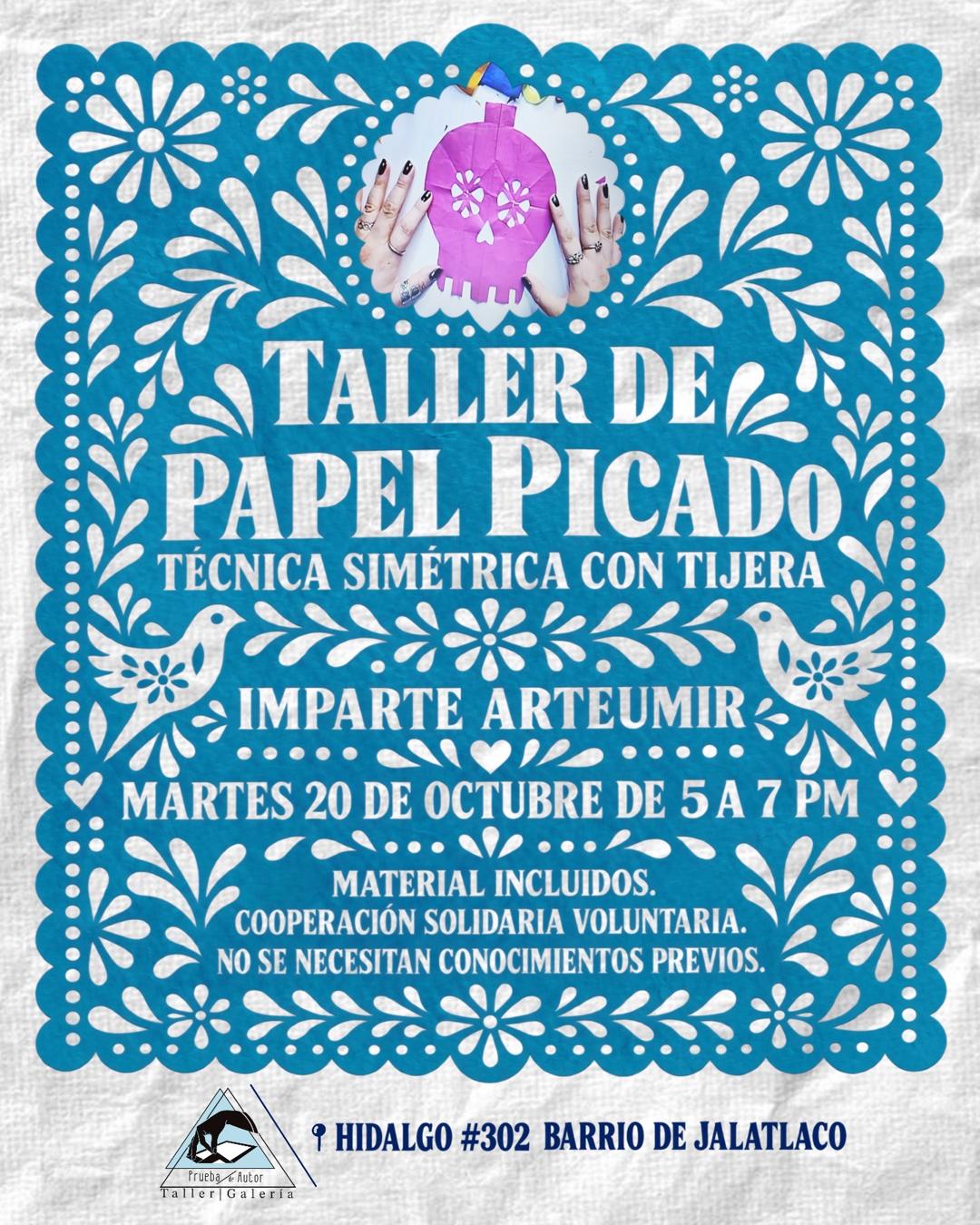 Paper Picado Workshop: Symmetrical Technique with Scissors