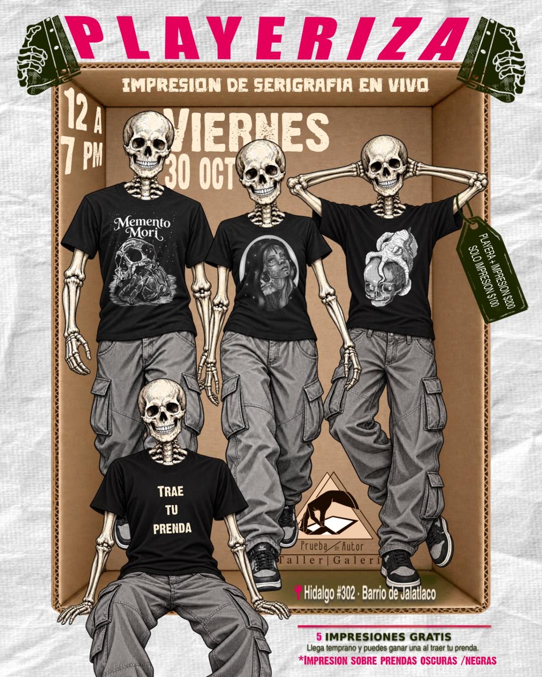PLAYERIZA LIVE SCREEN PRINTING