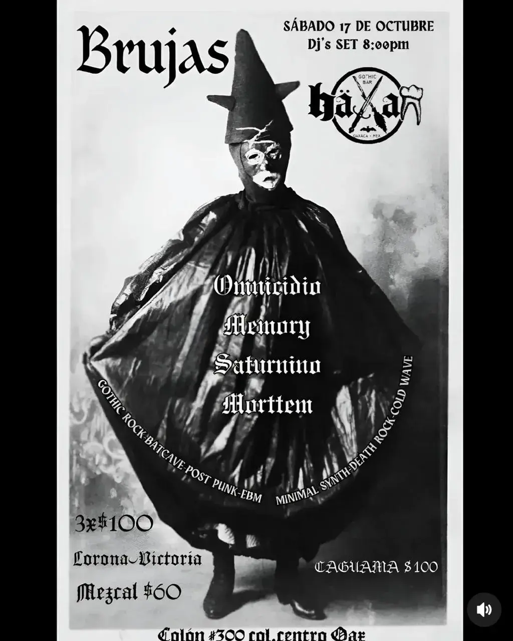 Flyer del evento: Brujas