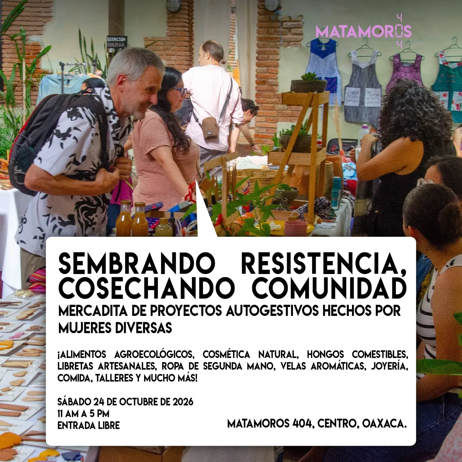 SEMBRANDO RESISTENCIA, COSECHANDO COMUNIDAD