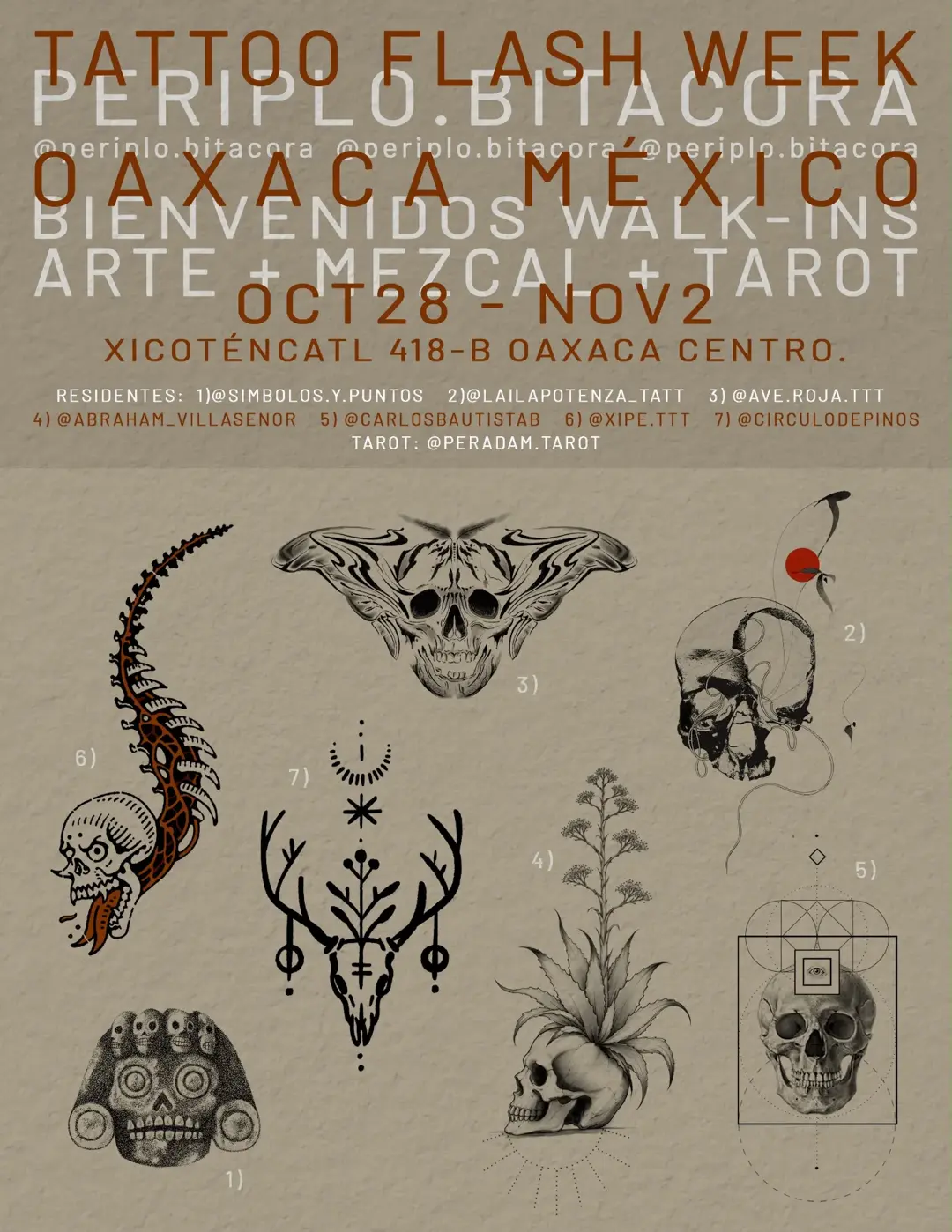 Tattoo Flash Week Peripló.Bitácora
